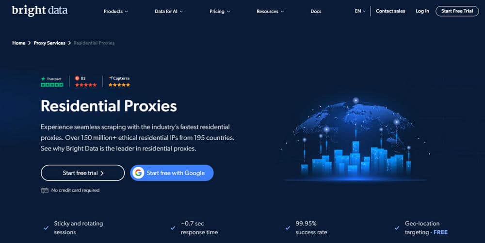 Bright Data New Residential Proxies