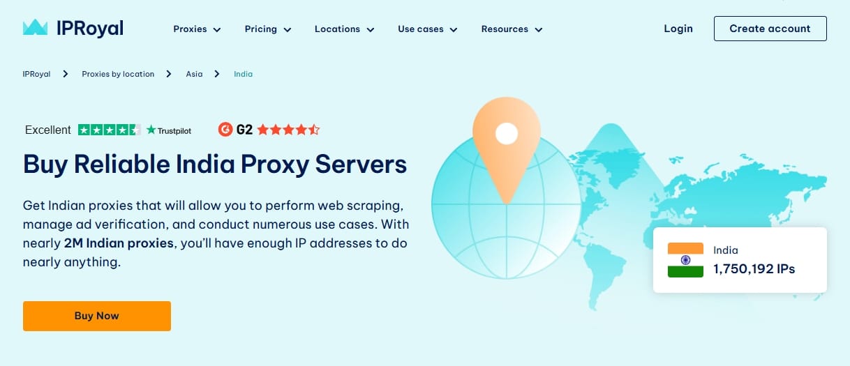 IPRoyal India Proxy
