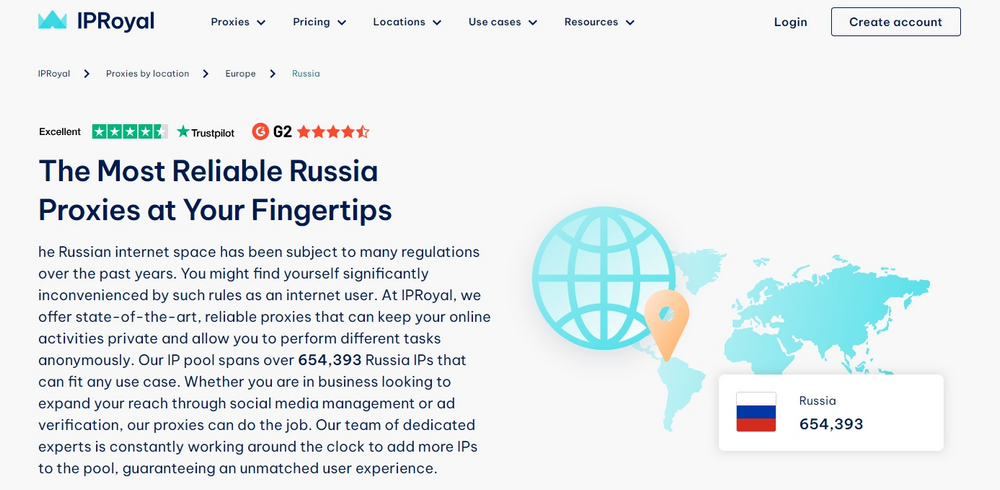 IPRoyal Russia Proxy