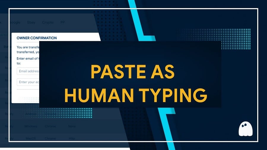 Paste as a Human Typing