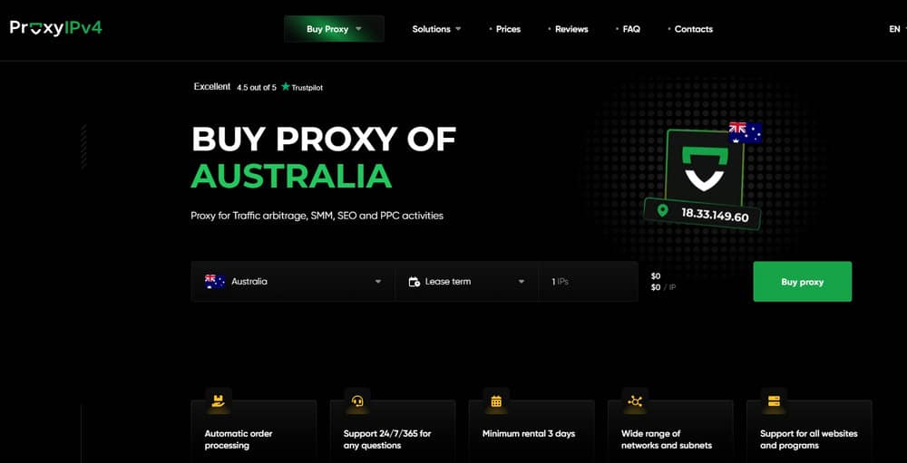 Proxy-IPv4 Australia Proxy