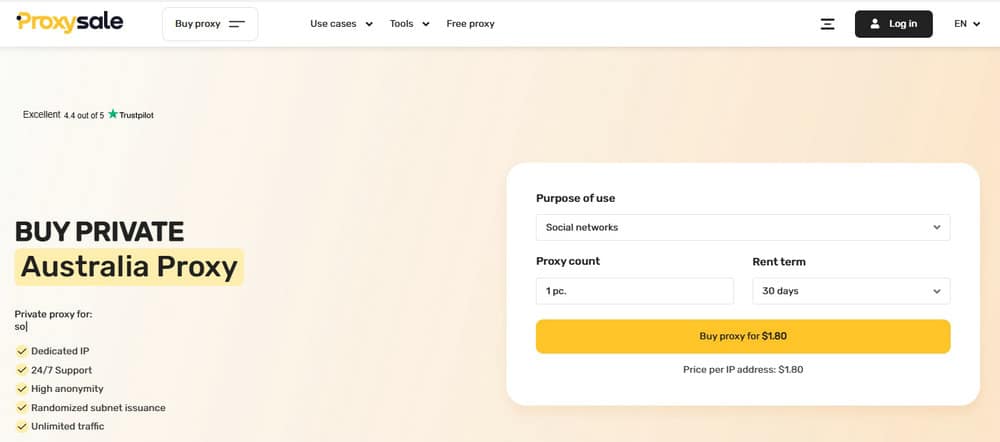 Proxy-Sale Australia Proxy