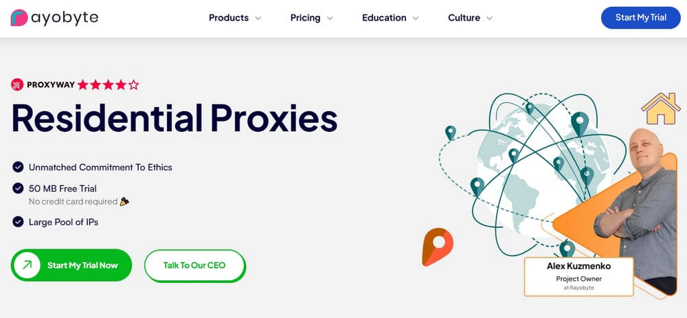 Rayobyte Residential Proxies