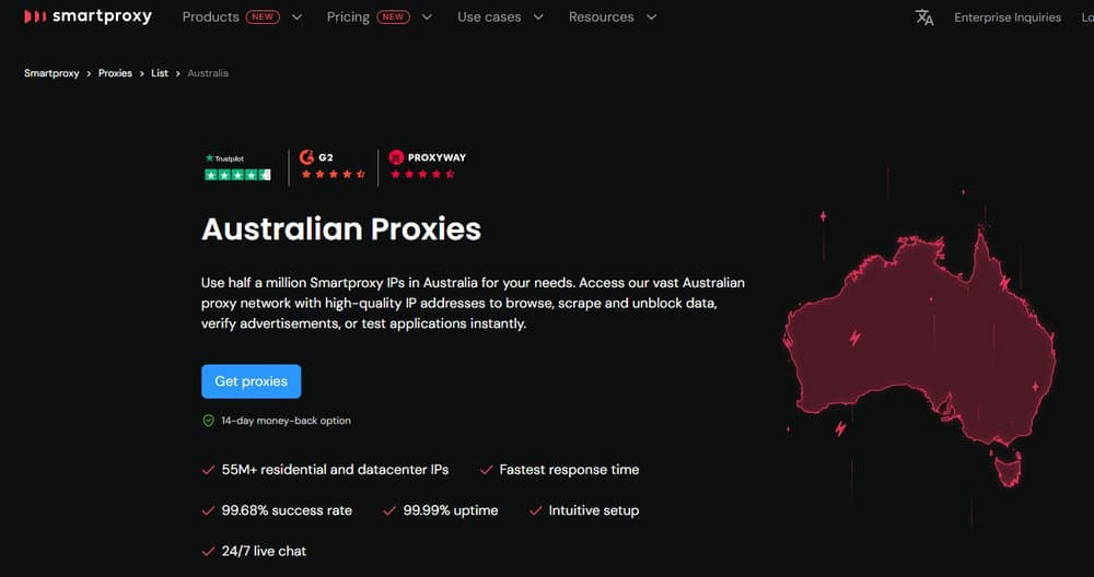 Smartproxy Australia Proxies New