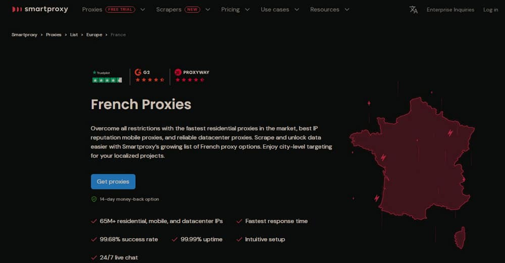 Smartproxy French Proxies