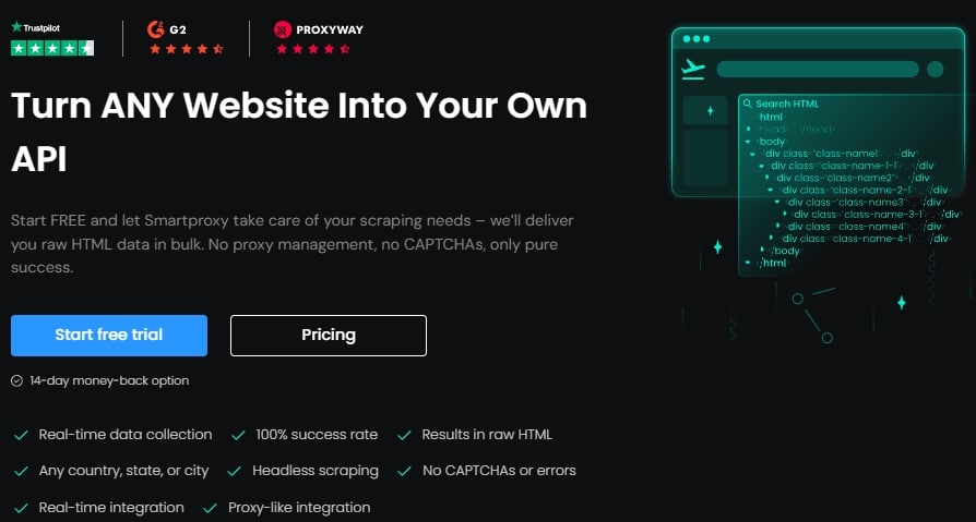 Smartproxy’s Web Scraping API