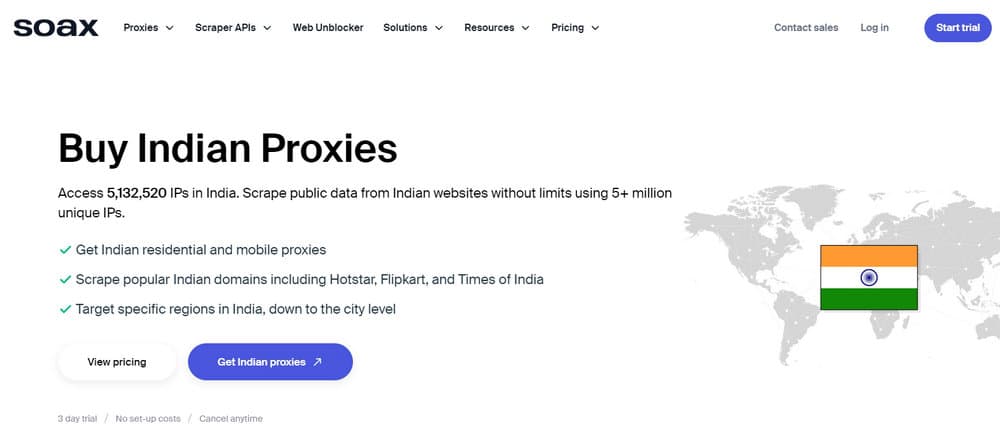 Soax India Proxies