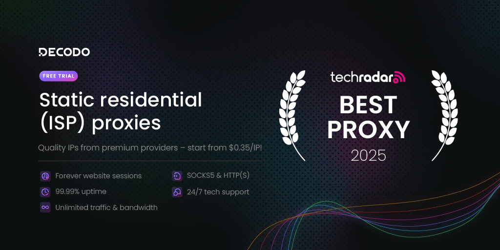 Decodo Static Residential Proxies