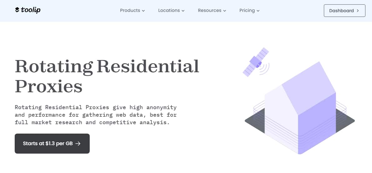 Toolip Residential Proxy