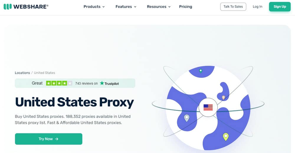Webshare US Proxies
