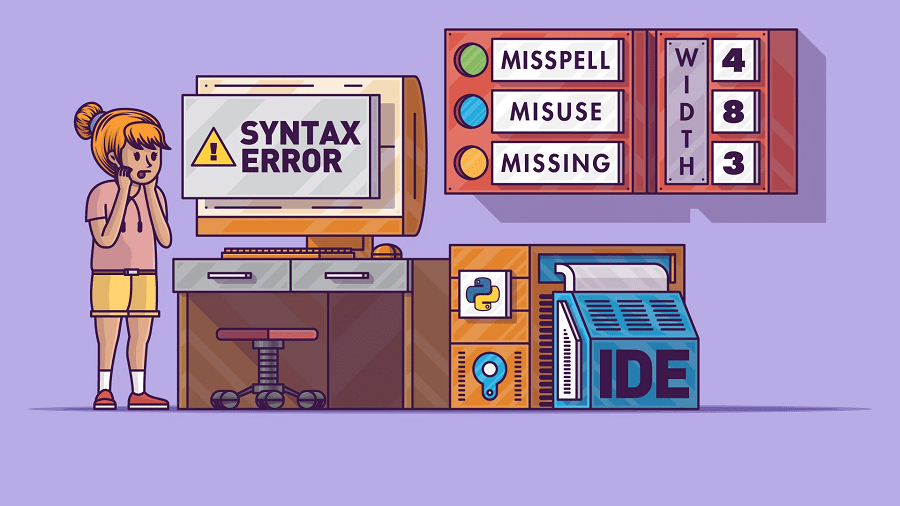 Some of the Places to Spot Syntax Errors That Result in Parsing Errors
