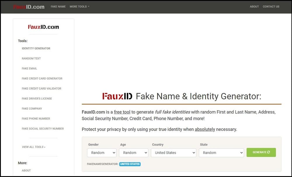 FauxID Overview