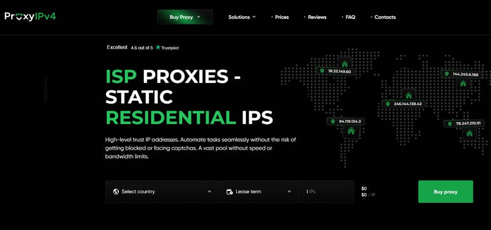 Proxy-IPv4 ISP Proxy