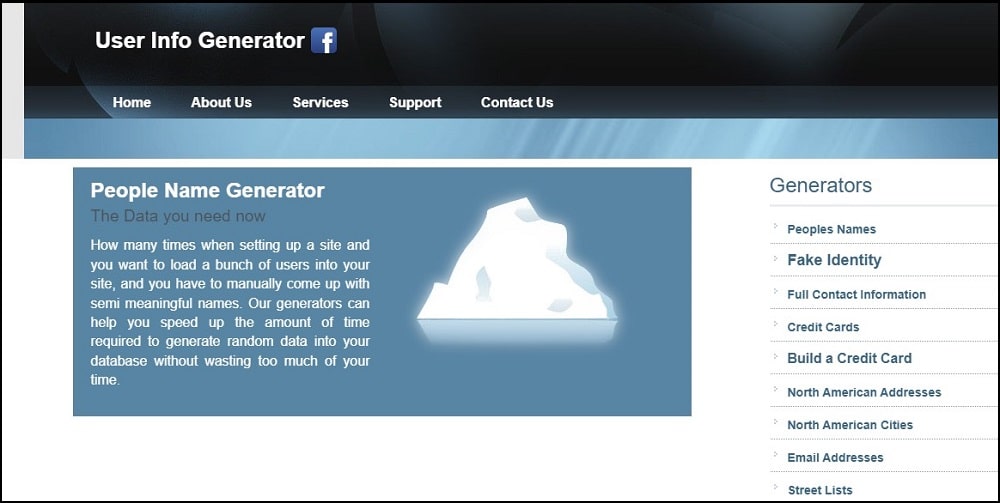 User INFO Generator Overview