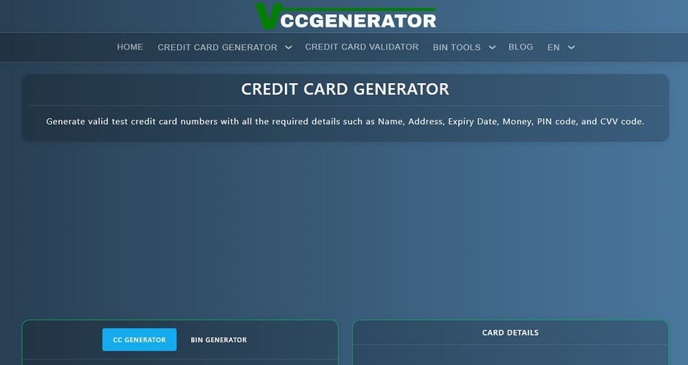 VCCGenerator Homepage