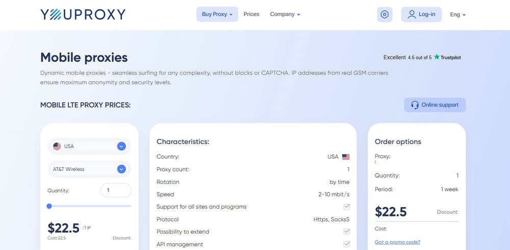 Youproxy Mobile Proxies