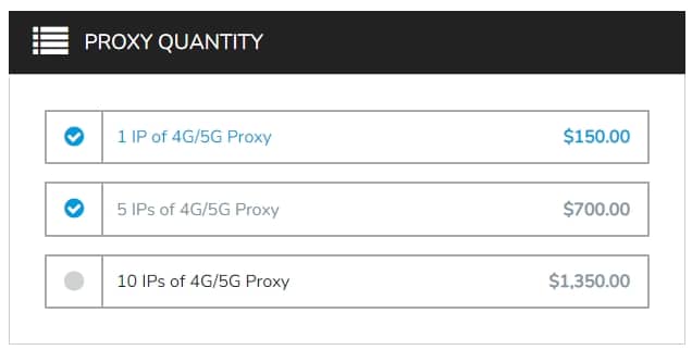 Ninjaproxy Mobile Proxies Price