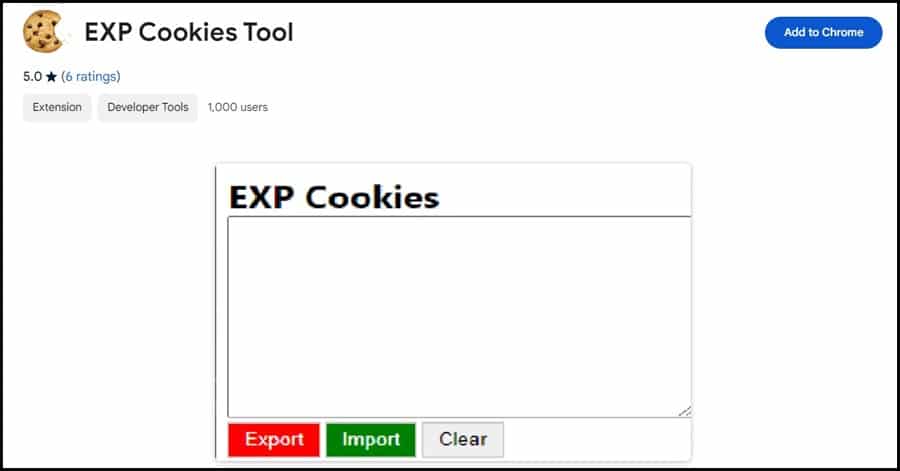 EXP Cookies Tool