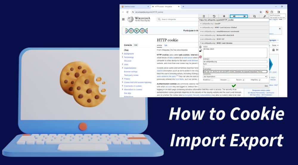 How to Cookie Import Export