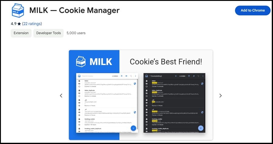 MILK-Cookie Manager