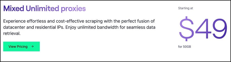 Mixed Unlimited Proxies for Geonode