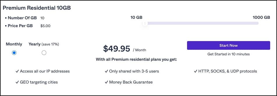 Premium Residential Proxies with Proxyrack