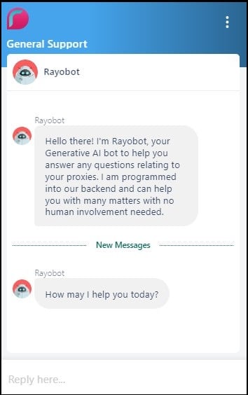 Rayobyte Customer Support
