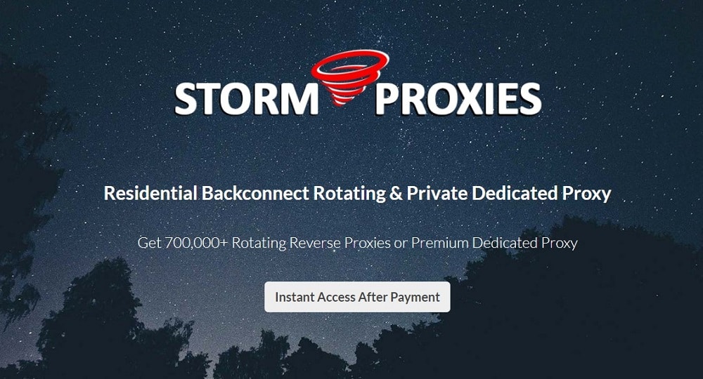Stormproxies Overview