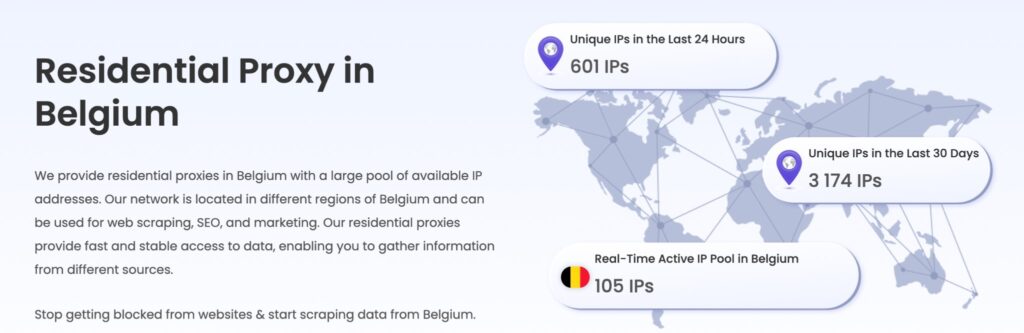 Cheapest Residential Proxy in belgium