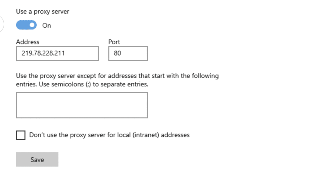 Proxy Server