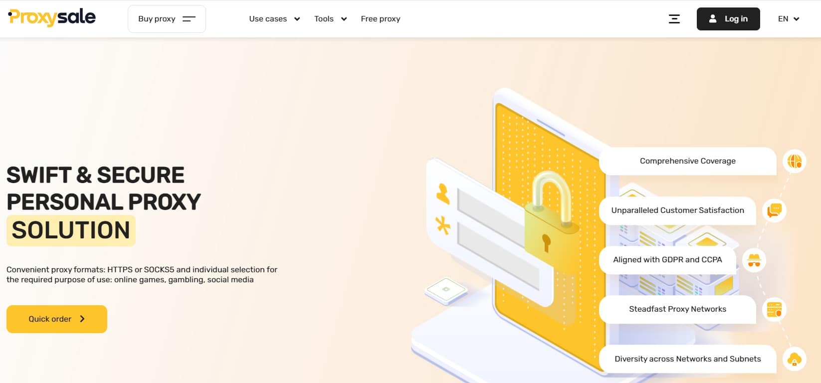 Proxy-Sale Homepage