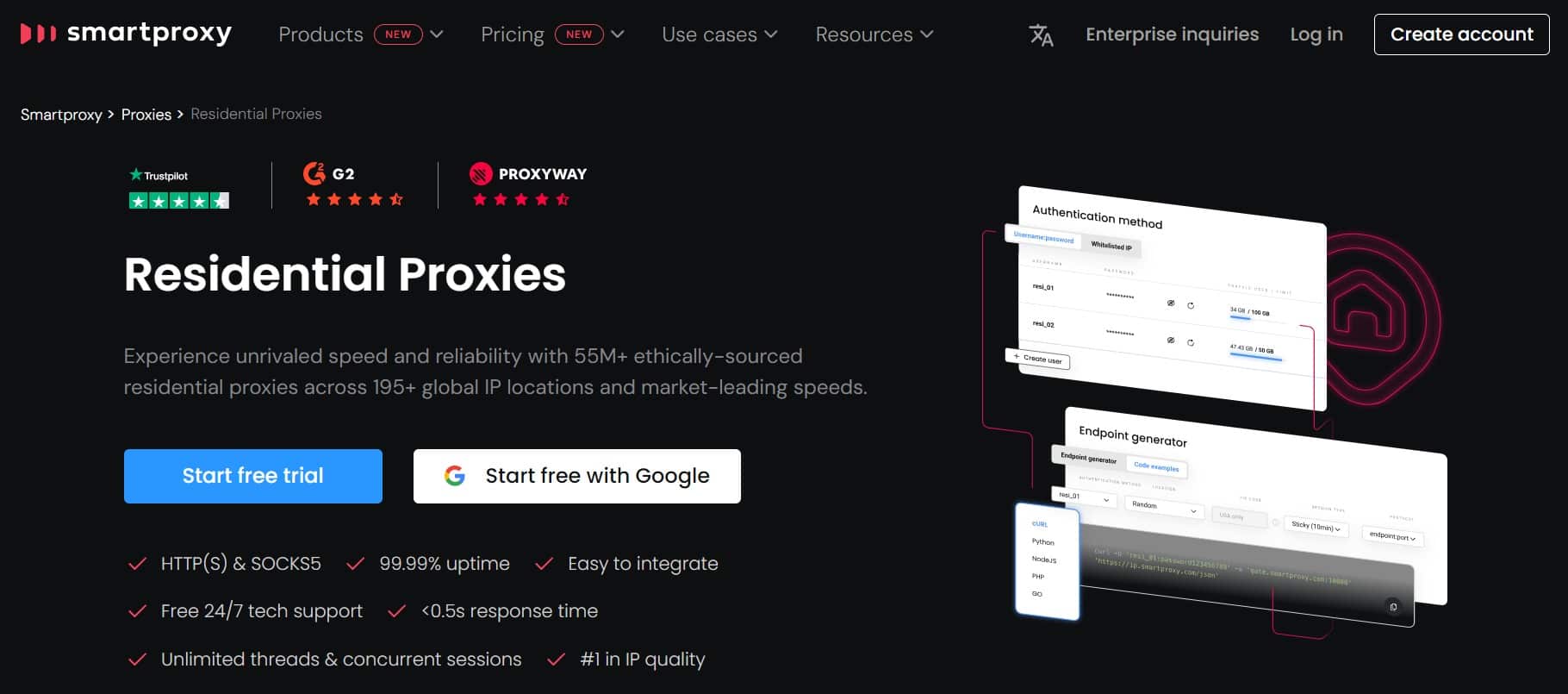 Smartproxy residential proxy