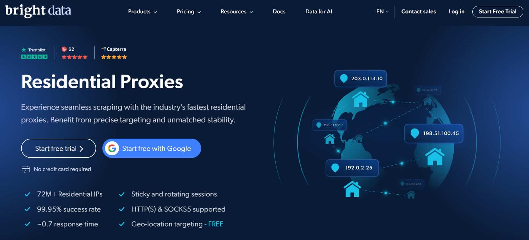 brightdata residential proxy