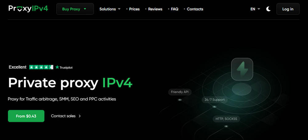 Proxy-IPv4 Homepage New