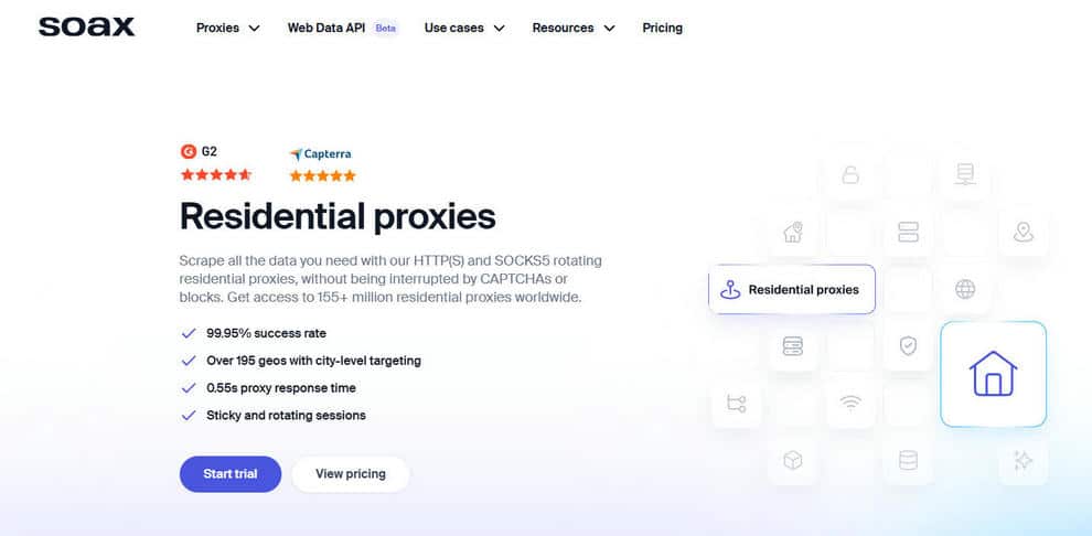 SOAX Residential Proxies New