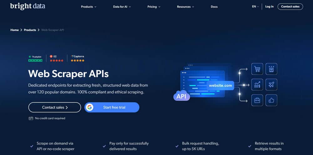 Bright Data Web Scraper APIs