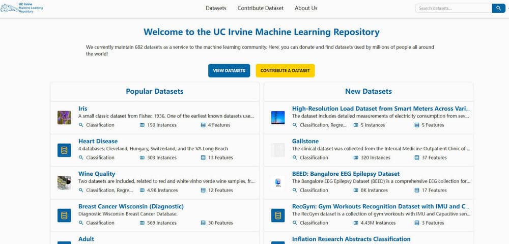 UCI Machine Learning Repository