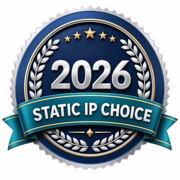 Proxy-Seller Static IP Choice 2026 badge