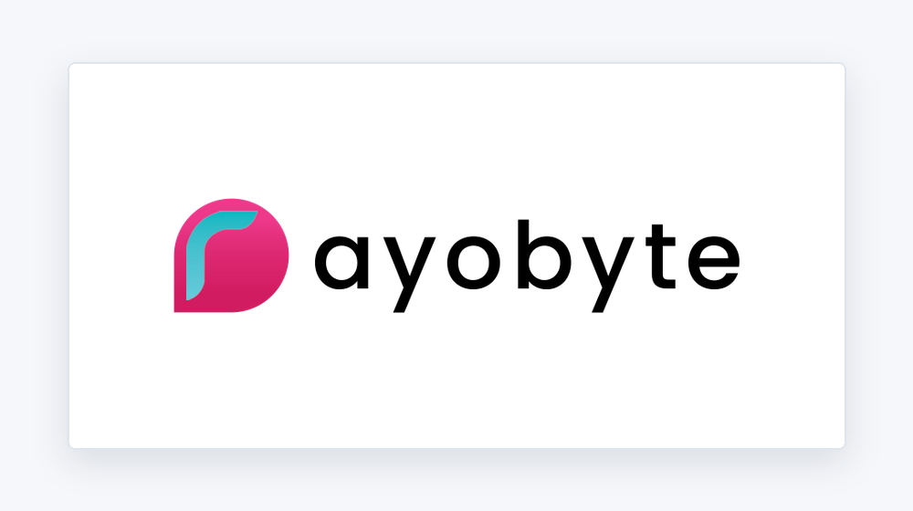 Rayobyte logo shown in a clean merchant brand card
